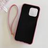 For iPhone 14 Pro Case Card Slots Kickstand PU Leather Back Cover with Zipper Pocket,Wrist Strap