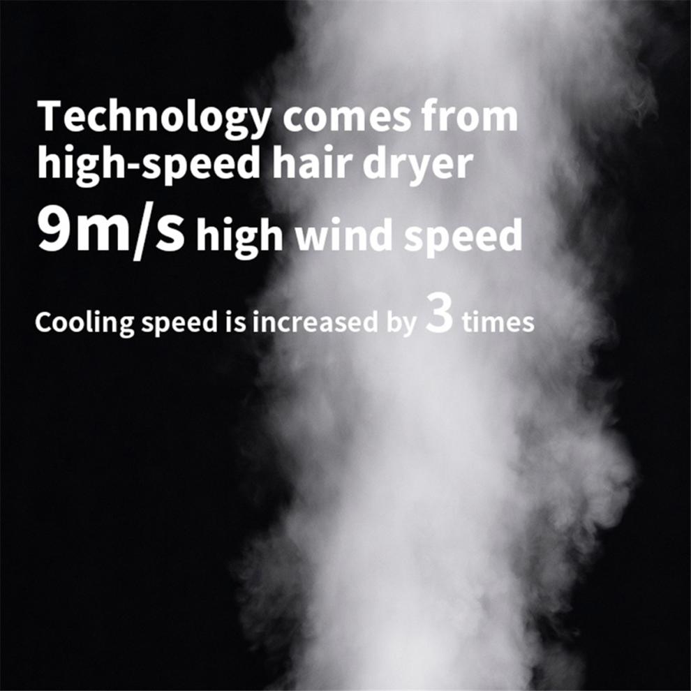 Portable Hand Fan Outdoor 3000mAh Battery Powerful 100-High Speed Led Display Handheld Rechargeable Personal Fan