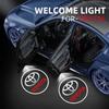 1/2PCS Led Car Door Welcome Laser Projector Logo Night Light Wireless For Toyota Camry Hilux Prius Auris Car Accessories