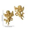 Gold Angel Wall Ornament Golden Decor Sculpted Cherub Relief Ornate