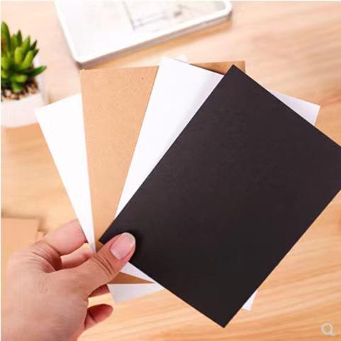 20 Stück Blanko-Grußkarten, Kraftpapier, Postkarten, Vintage-Blanko-Postkarten, DIY, handbemalt, Graffiti-Nachrichtenkarte, weißes Papier