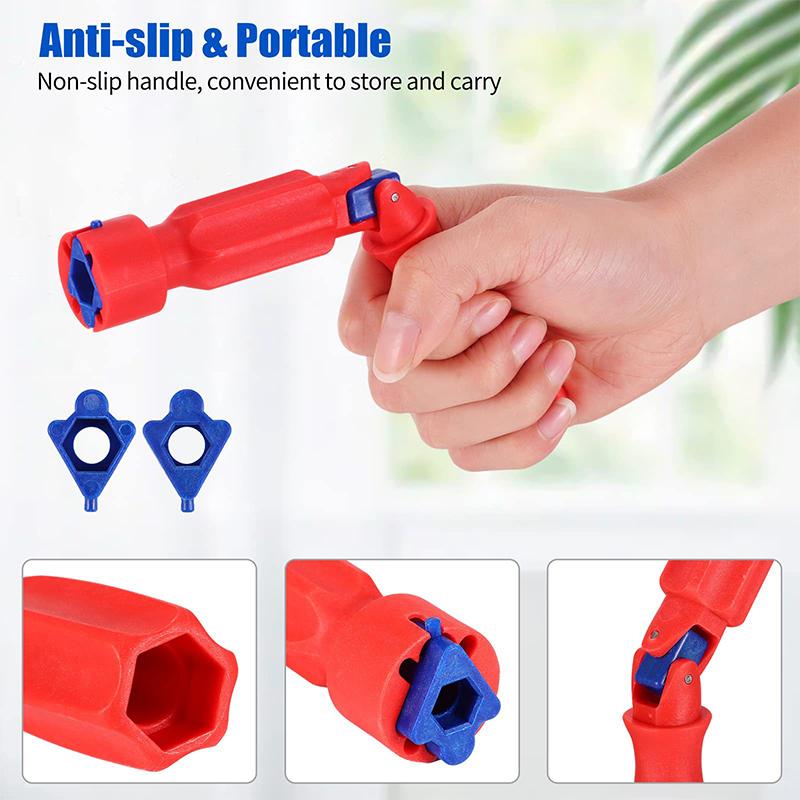 17/13/10Mm Professional Toilet Seat Repair Wrench Universal Toilet Seat Installation Key Easy Loosening Repairing Tool