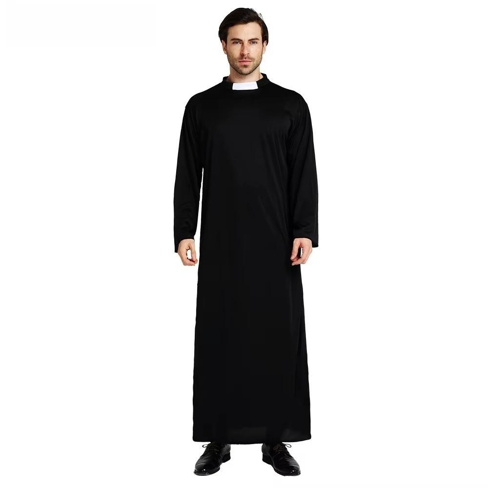 Black Nun Costume Virgin Mary Cosplay Costume Higih Quality Father's Clothing  Cosplay Events