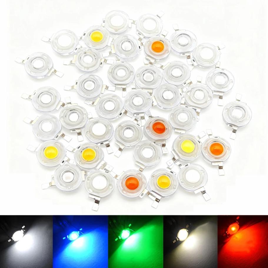 20 Pcs High Power LED Chip Lamp Bulb 2.1V-3.6V 110-120LM Bead Line Emitter Diode SMD IC LED Lamp DIY Led Light Home Decoration