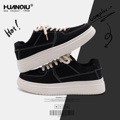 Global Black Board Shoes Men's ZHQ-ZL8950 Spring New Thick-soled and Lightweight Men's Versatile Casual Sports Shoes Men's