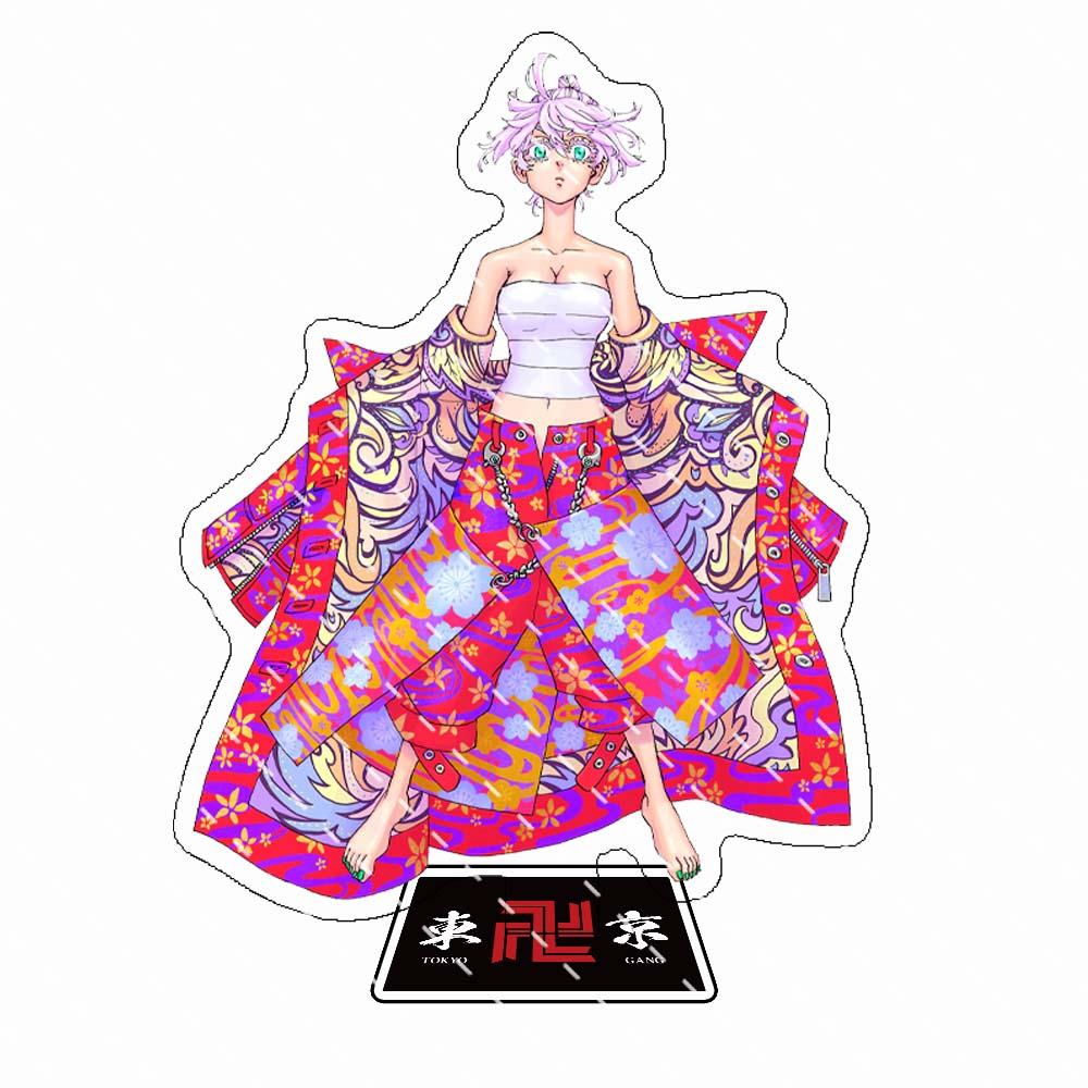 Anime Tokyo-revenge Acrylic Bracket Model Character Manjiro Sano Draken Model Desktop Ornament Standing Fan Collection Gift