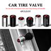 cyhk7 4Pcs Car Metal Wheel Tire Valve Caps Tyre Stem Cover Accessories For Mitsubishi 9 Ralliart ASX L200 Colt Outlander Pajero Lancer