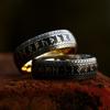 New Vintage Nordic Viking Rune Ring For Men Women Stainless Steel Couple Amulet Fashion Jewelry Gift