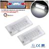 2pcs Canbus Full LED Number License Plate Light Error Free White For BMW X5 E53 2001-2006 X3 E83 2004-2009 License Plate Lights License Plate Lights