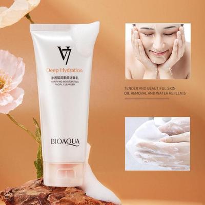 Limpiador facial hidratante refrescante, limpiador de espuma para limpiar la suciedad, productos para el cuidado de la piel