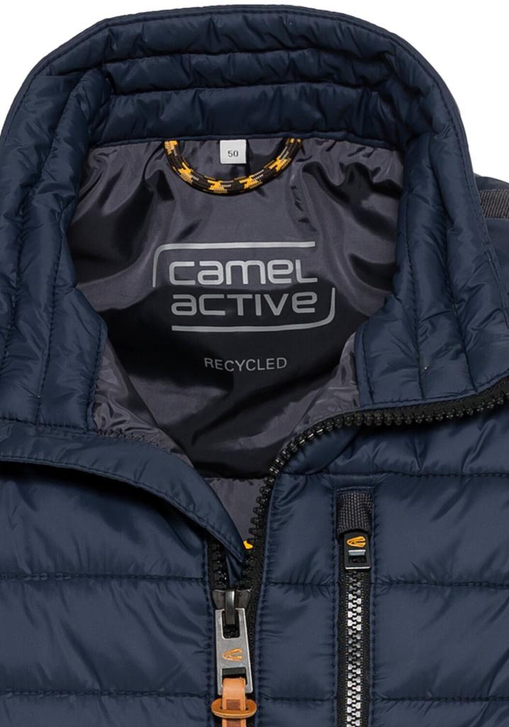 Winter Jacket Camel Active Steppweste Mit Horizontaler Steppung (460210 9E52 47) Night Blue