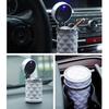 Portable Ashtray for Car Mini Trash Can Detachable Smokeless Ash Tray with LED