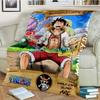Cartoon Cover Blanket Luffy Student Air Conditioning Blanket Flannel Lamb Sherpa Blankets Baby Kids Gift Throw Sofa Bedroom