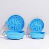 Foldable Pet Bowl Portable Slow Feeder Bowl with Suction Cups Non-Slip Silicone Collapsible