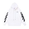 1316 Off-White 2025 Autumn/Winter New Wave Line Slant Stripe Printed Hoodie Men's and Women's Hoodie