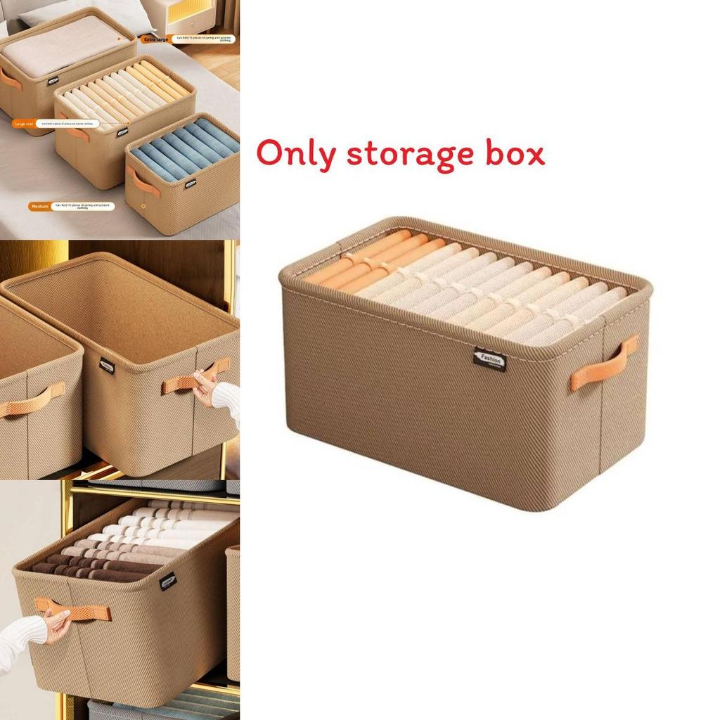 Modern Minimalist Fabric Storage Bin With Foldable Design For Clothing And Toy Organization