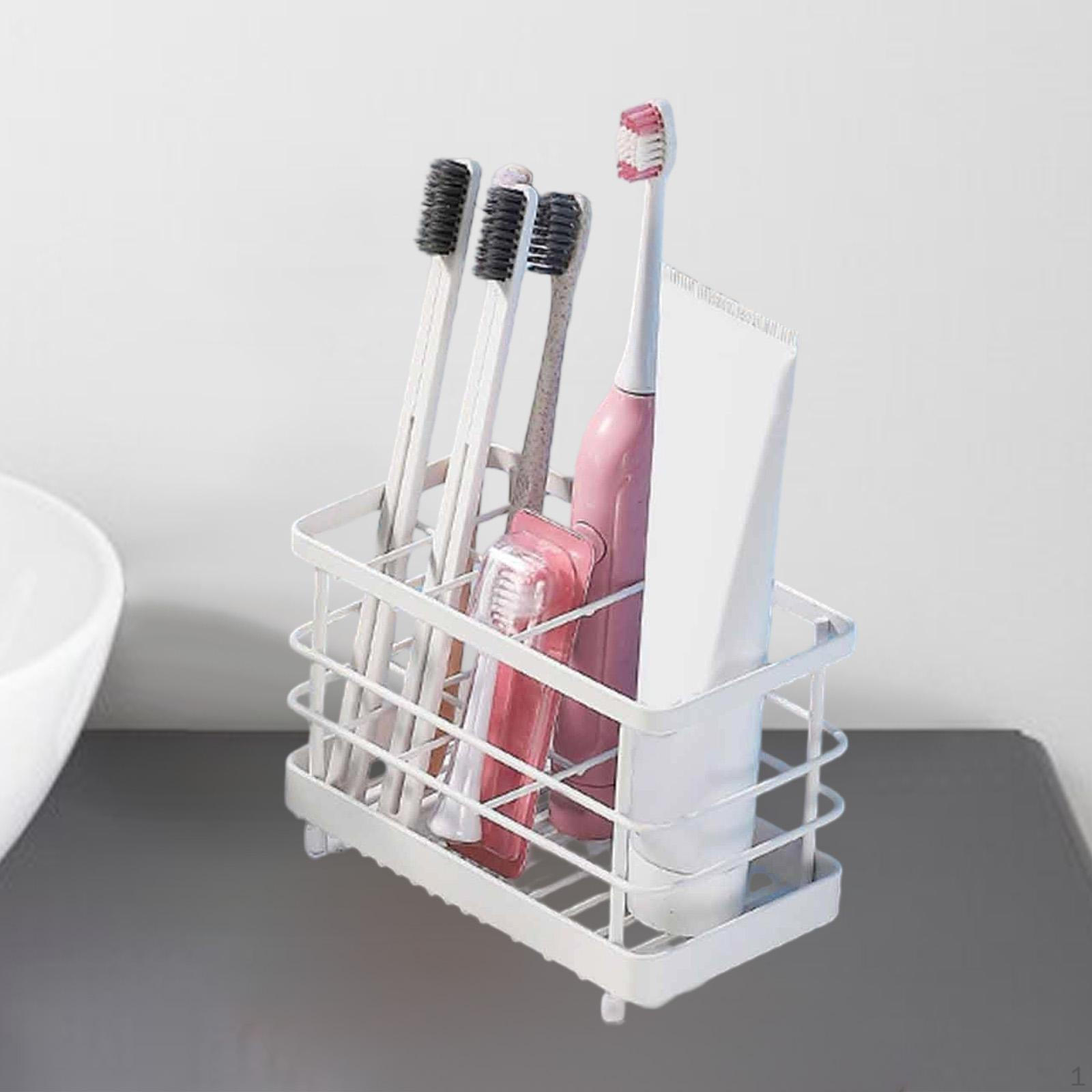 

Bathroom Countertop Holder for Toothbrushes And Combs, Electric Brush Organizer