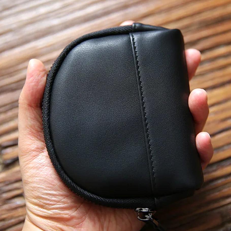 Кошелек для монет из натуральной кожи для мужчин и женщин — фото 5