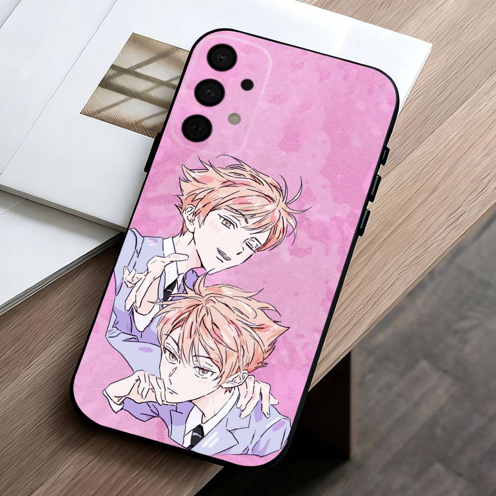 

Чехол для телефона Ouran High School Host Club для Samsung Galaxy A73, A72, A71, A70, A53, A52, A51, Другие Мягкий Черный Корпус Samsung a41