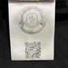 MONCLER Double Patch T-Shirt Black Men's Size XL Model K20918C000358390Y