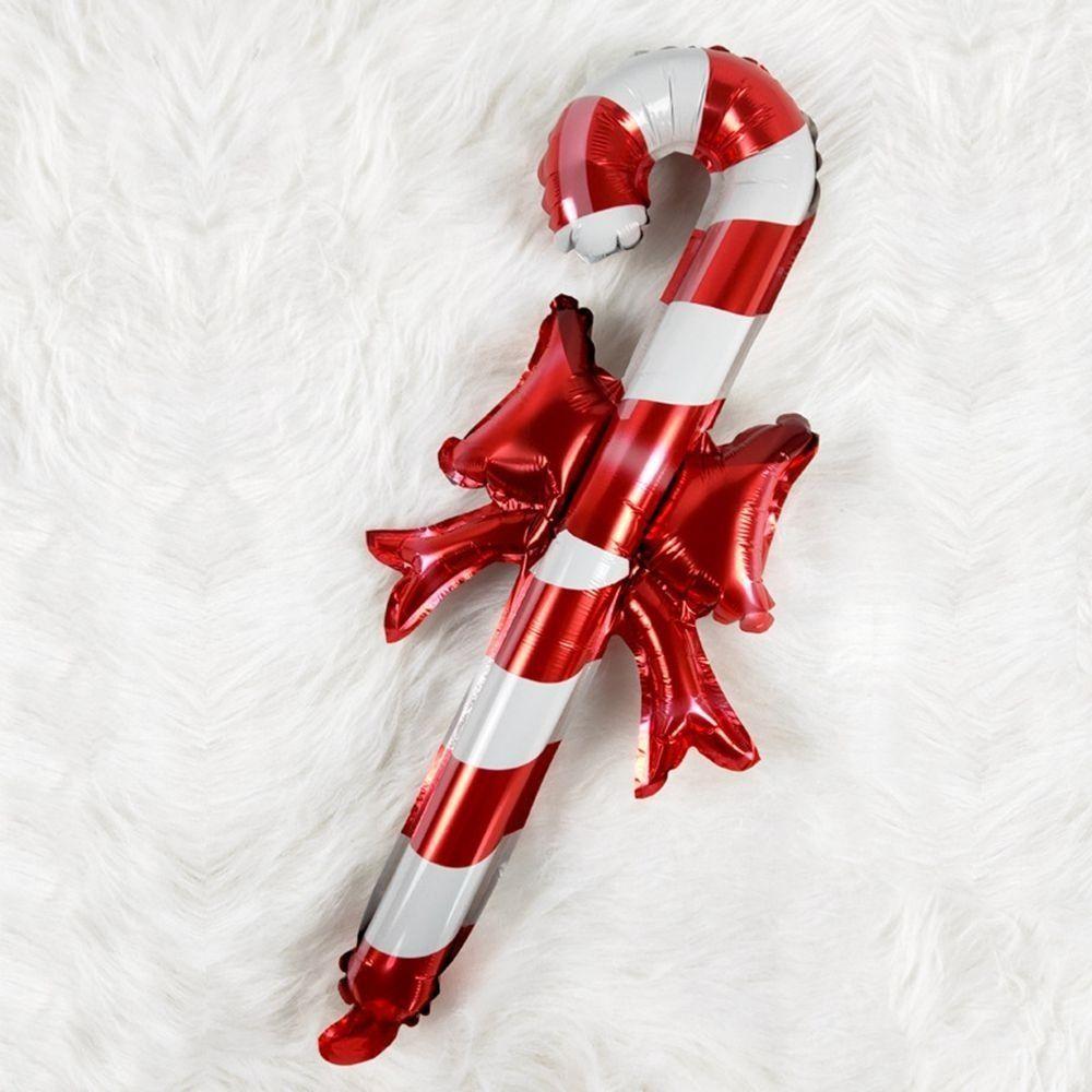 Banquet Supplies Cane Candy Foil Balloons Inflatable Stick Christmas Decoration Christmas Ornaments
