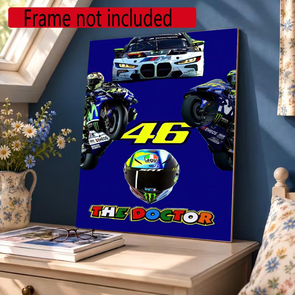 Jorge Lorenzo 5D Diy Diamond Paintings Mosaic Wall Round Diamond Art Painting Kits Embroidery Crystal Accessories Frameless