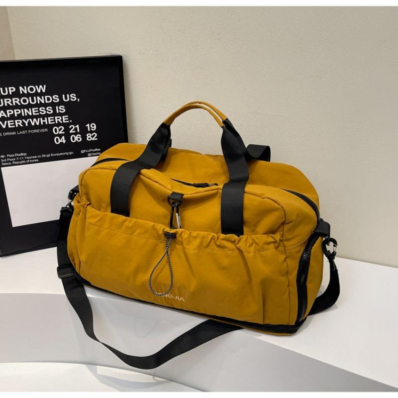 Large capacity messenger business travel luggage women's new leisure sports fitness portable short-distance travel bag