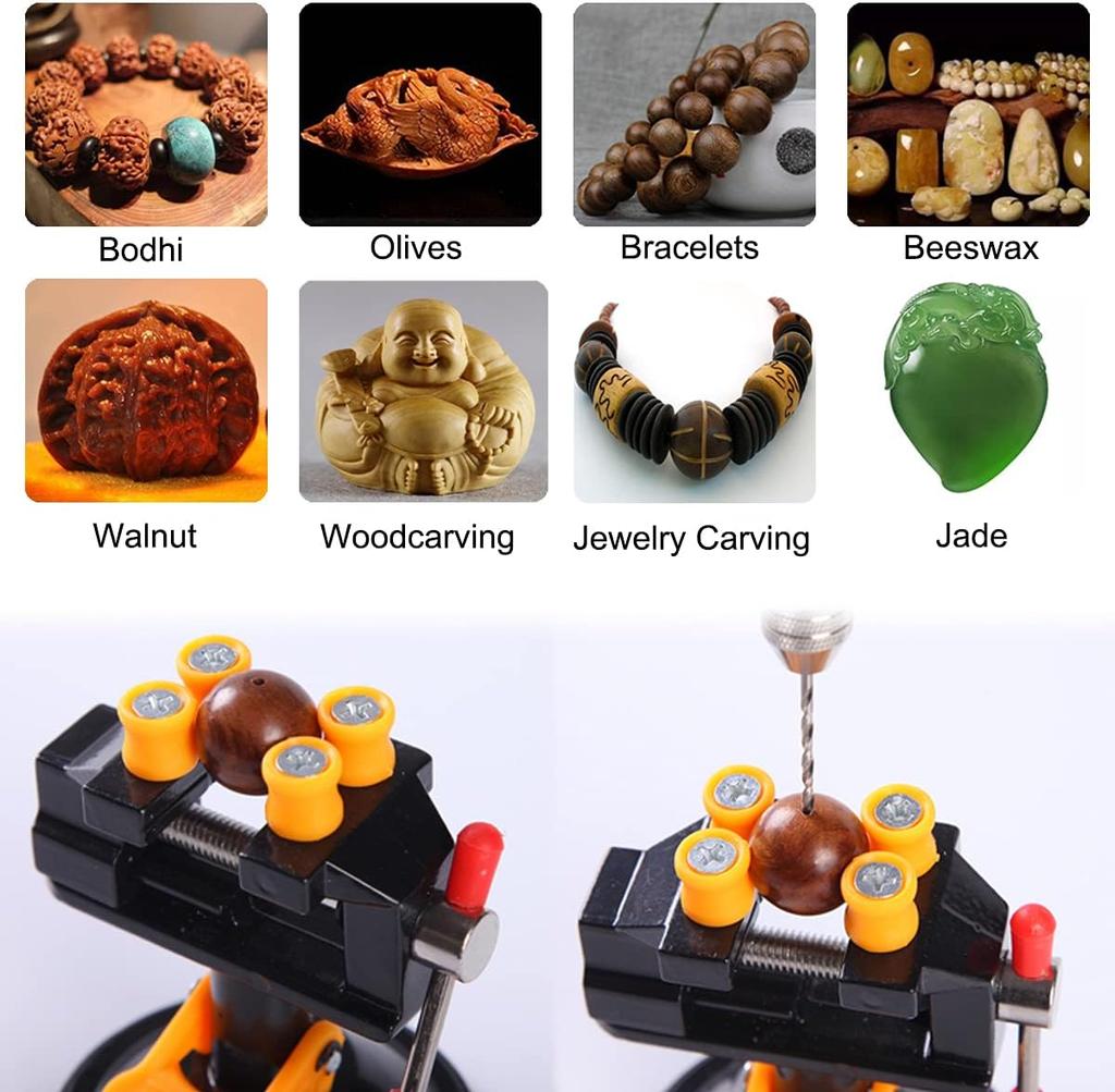 Universeller Mini-Tischschraubstock 360° Saug-Schraubstock Bohrmaschinenschraubstock Tisch-Werkbankschraubstock Bastelschraubstock Heimwerker Skulptur Handwerk Schnitzen