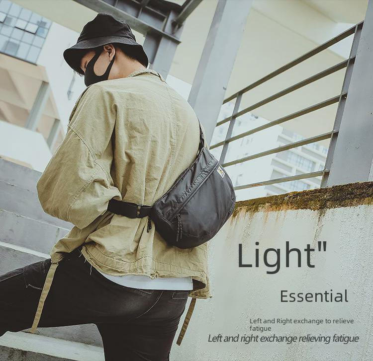 Leichte, faltbare Kuriertasche aus Nylon – großes Fassungsvermögen, ultradünn, tragbar für Outdoor-Aktivitäten im Frühling