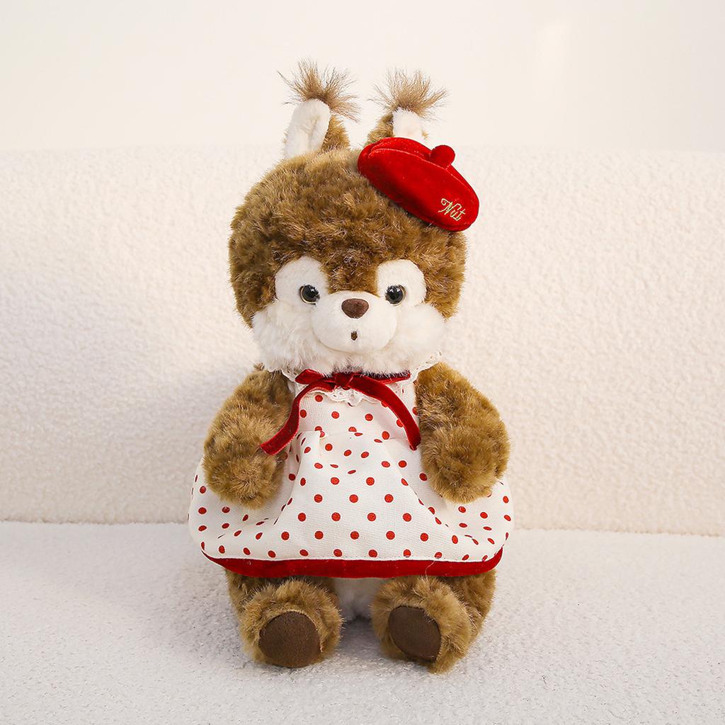 Squirrel Plush Toy, A Cute And Cuddly Stuffed Animal, Comfortable And Realistic, Making It An Ideal Plush Doll