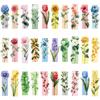 5/30PCS Fresh Spring Flower Bookmark for Pages Books Readers Handheld Creative Materials Stationery Supplies