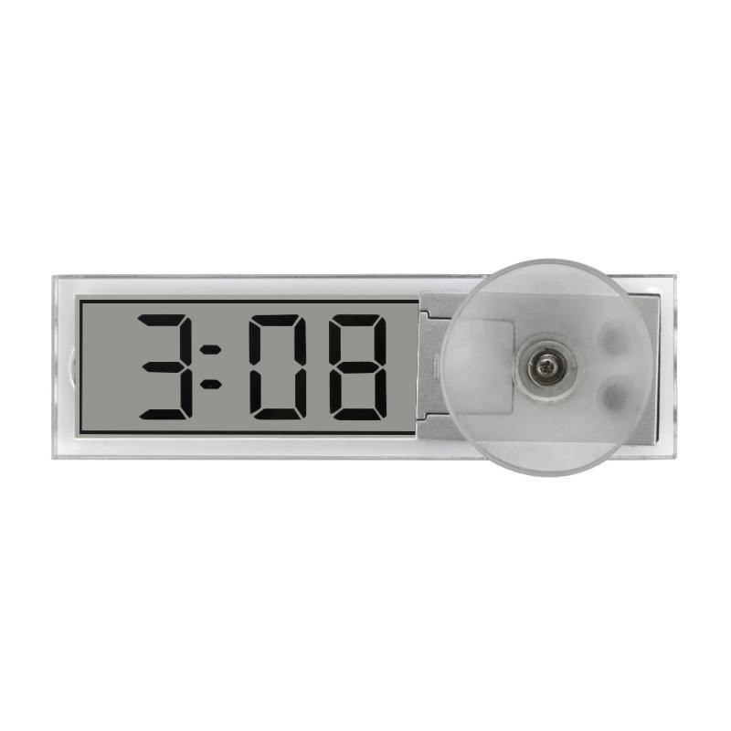 Praktischer Neuer Auto LKW LCD Digitaler Temperatursensor Innen Außen Haus Saugnapf Uhr / Thermometer
