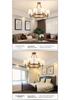 American Minimalist Retro Fabric Pendant Light for Living, Dining, and Bedroom