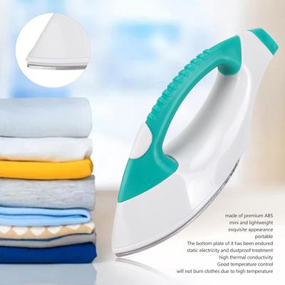 Portable Travel Iron for Crafts Quilting, Mini Fast Heat Lightweight Heat Press Iron, Easy Handheld Electric Iron for Beads Patch Clothes, DIY Shoes,