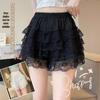 Women's Breathable Five-Layer Lace Puffy Mini Skirt Leggings - Anti-Exposure Summer Pumpkin Pants