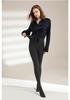 Clearance Velvet Thickened Cotton Tights - Women's Striped Slimming Shaping Warm Pantyhose Stockings