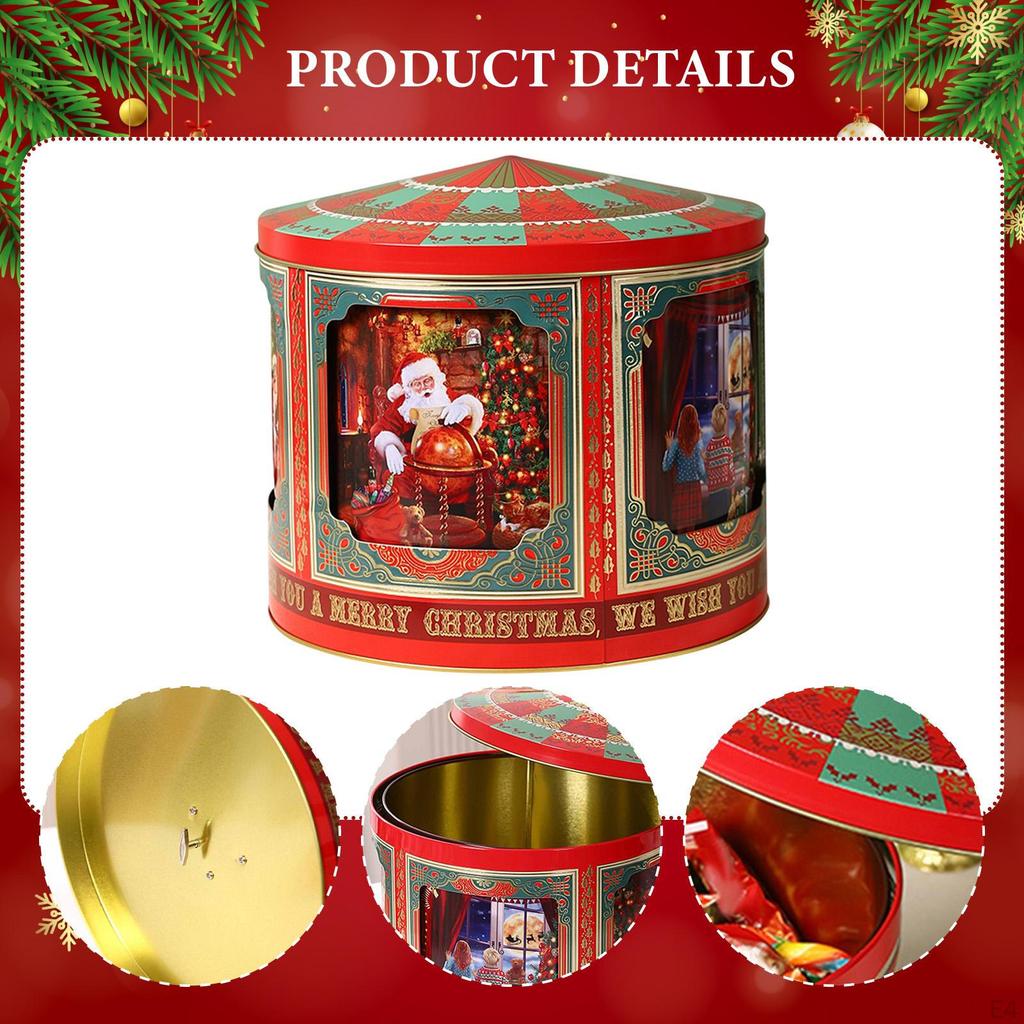 Kerst Muziekdoos Opbergruimte Snoep Organiser Decoratief Ornament met