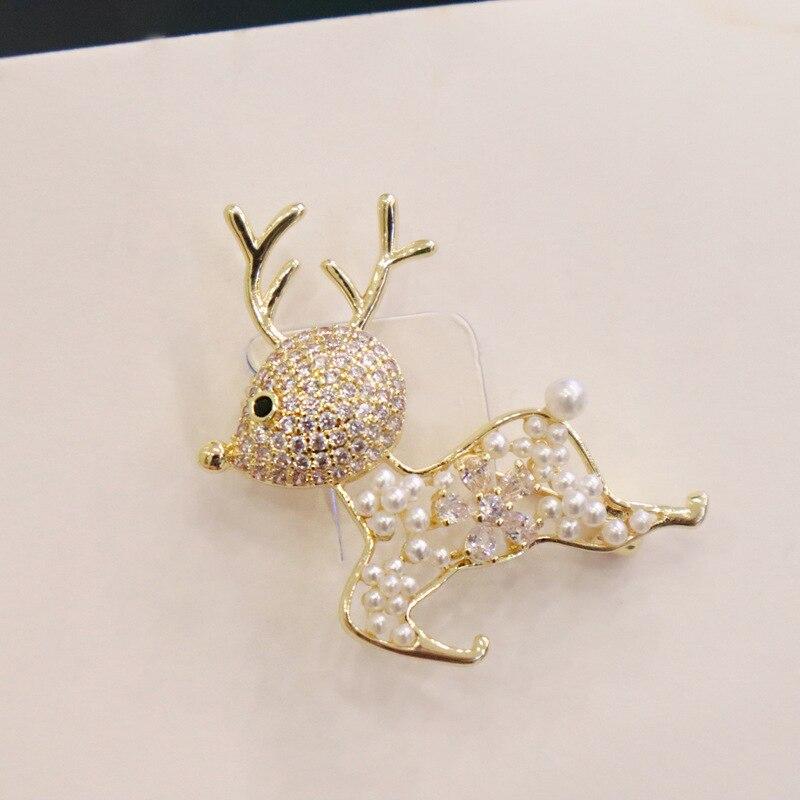 

Blucome, милые аниме, палевые броши, качественная латунная жемчужина для рождественского жемчуга, мужской костюм, шпильки для хиджиаба золотой