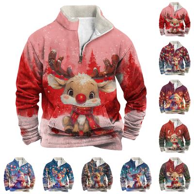 Spring And Men's Standing Collar Sweatshirt Is Outdoor Casual Sweaters Tops