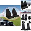 Premium Black Oxford Cloth Waterproof Car Seat Covers For All Seasons Durable And Stylish