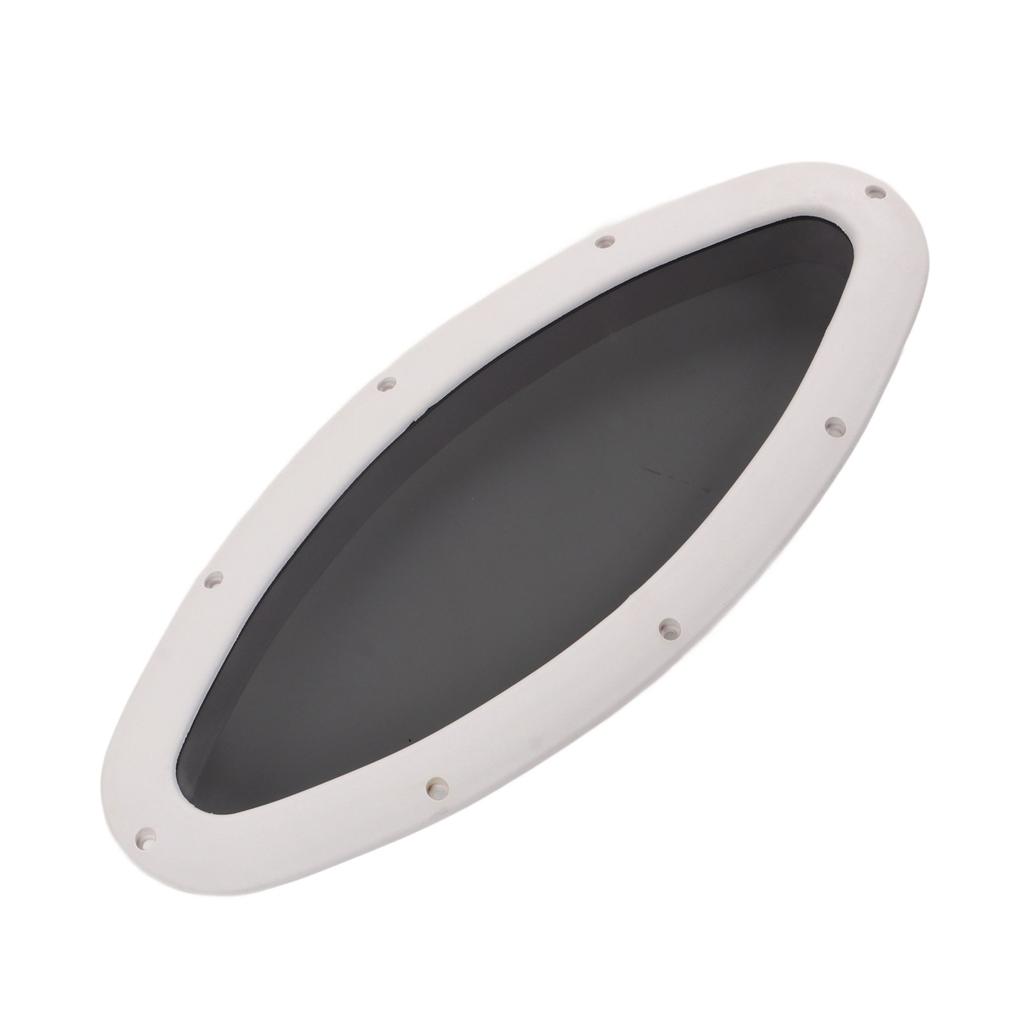 465x200mm Oval Portlight Window Anti UV Waterproof Marine Hatch Porthole for Yacht Boat Cabin Storeroom Conference Room