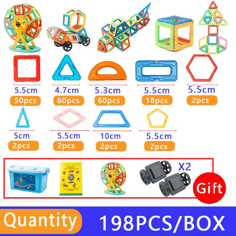 Magnetic Building Blocks for Kids - Educational and Strong Magnet Toy Set
