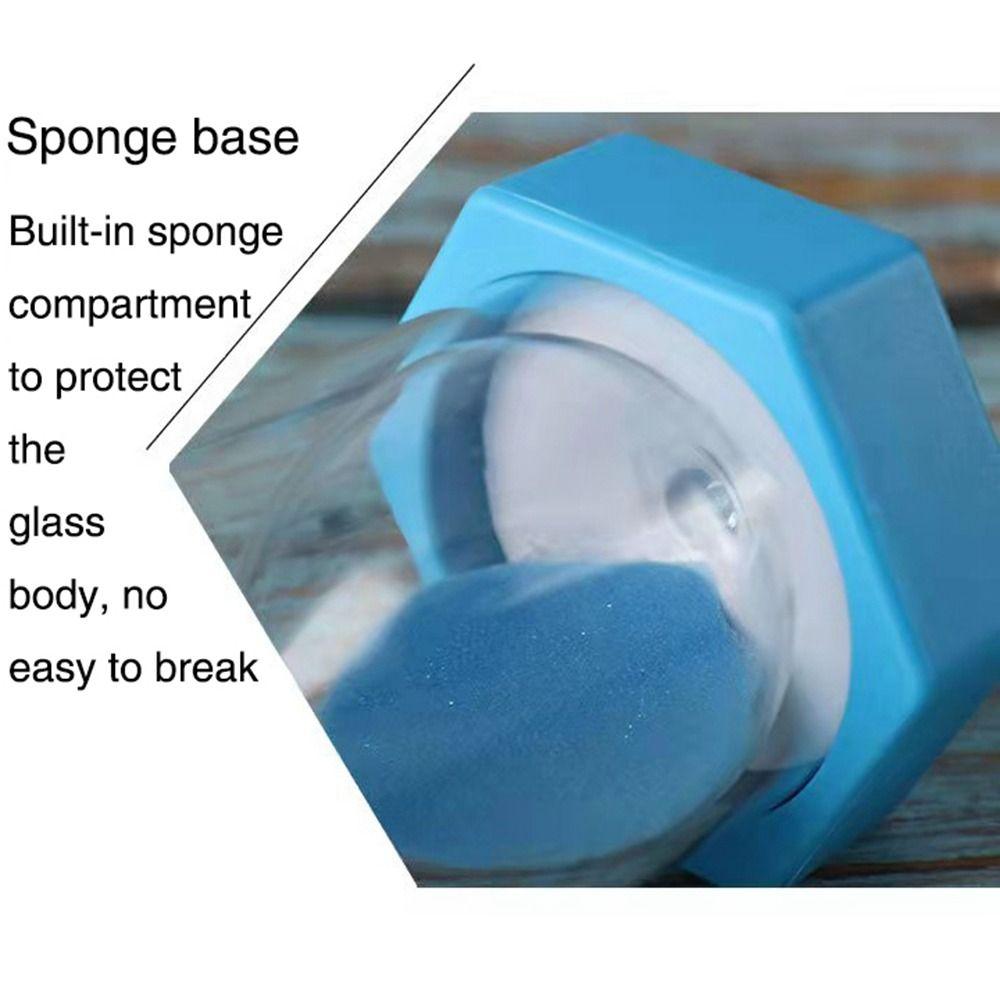 Time Funnel Rotatable Sand Clock Quicksand Bottle Ornaments Student Timer Hexagonal Hourglass