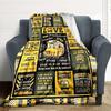 1pc bus driver Blanket, Lightweight Flannel Throw For Sofa, Bed, Travel, Camping, Livingroom, Office, Couch, Chair