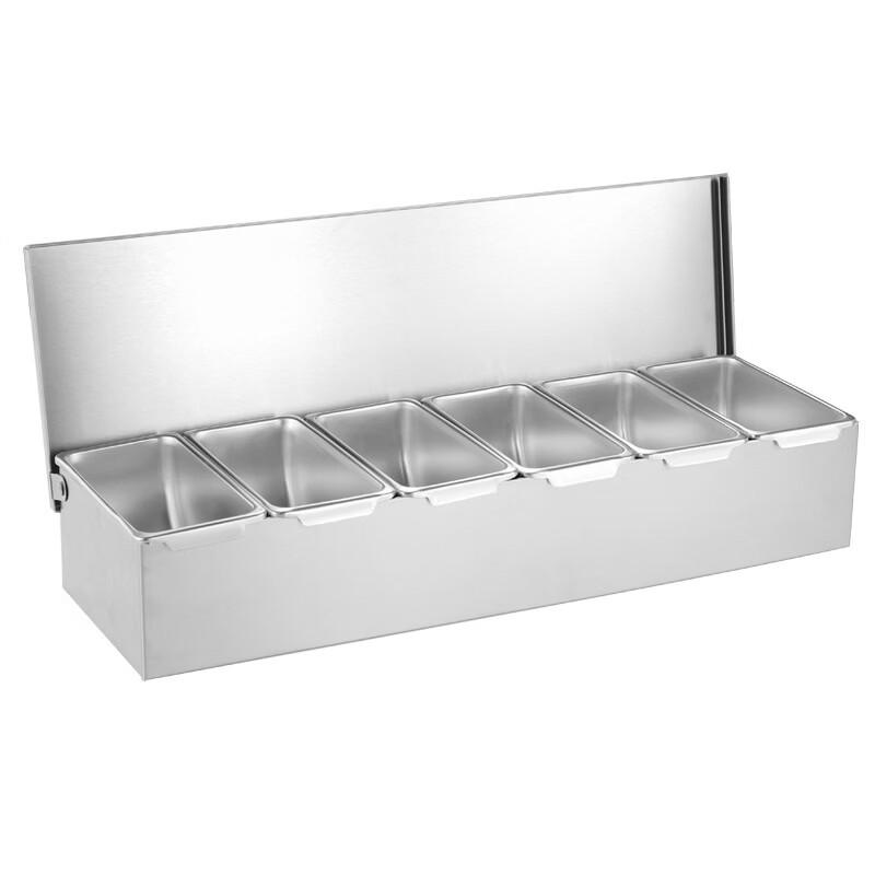 Tianze 201 Stainless Steel Flip-Lid Seasoning Box