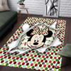 Dancing Mickey and Minnie Print Carpet - Non-slip Kitchen Mat, Outdoor Carpet, Home and Bedroom Decoration, Birthday Gift.