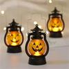 Portable Halloween Pumpkin & Skull Oil Lamp Decor
