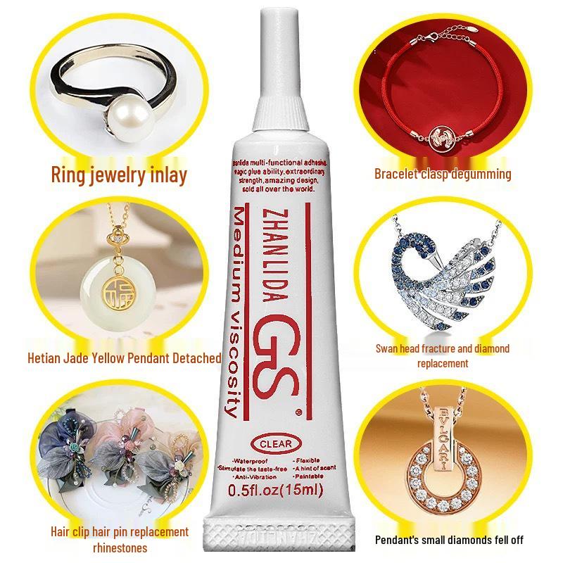 GS Adhesive Power: Special Glue for Jewelry, Rhinestones, Pearls, and DIY Accessories