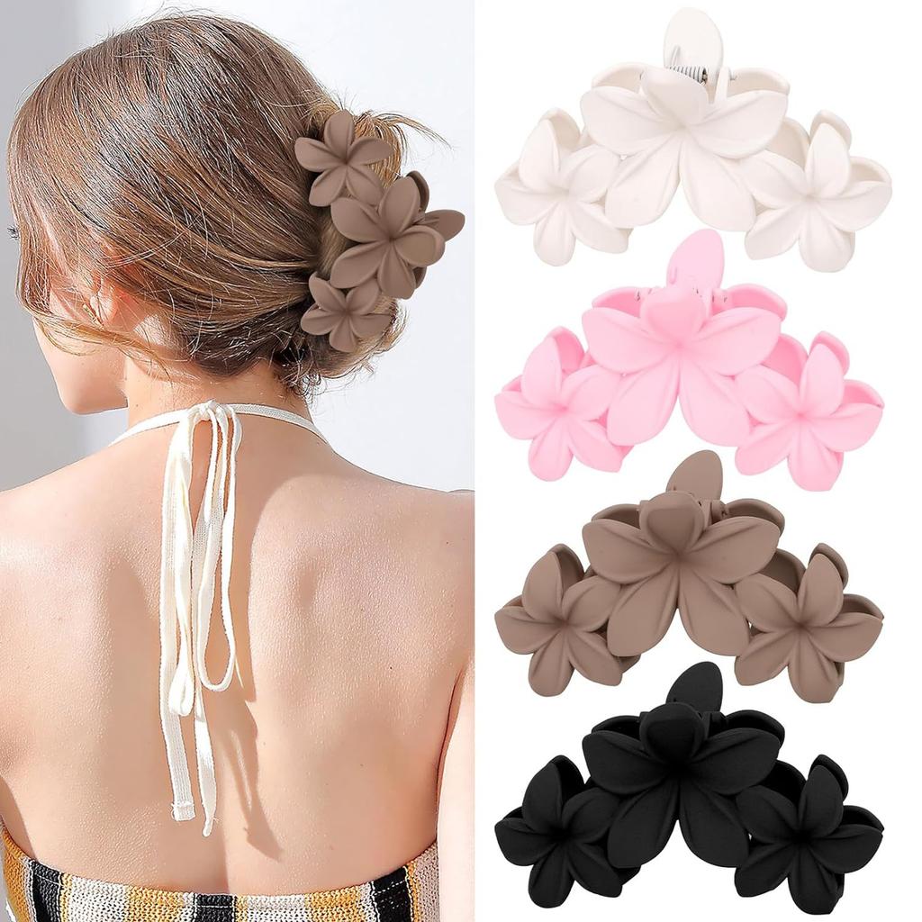 All-match Hairpin Hairpin Headdress Frosted Flower Shark Clip Hairpin Hair Accessories