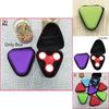 Durable Eva Leather Triangle Finger Toy Box Gift Pouch Gift Box Shockproof Case